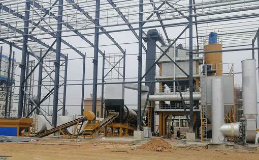 Asphalt mixing plants production cost control management