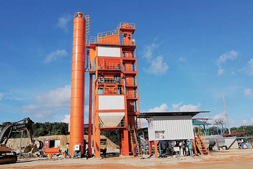 Performance characteristics of environmentally friendly asphalt mixing equipment