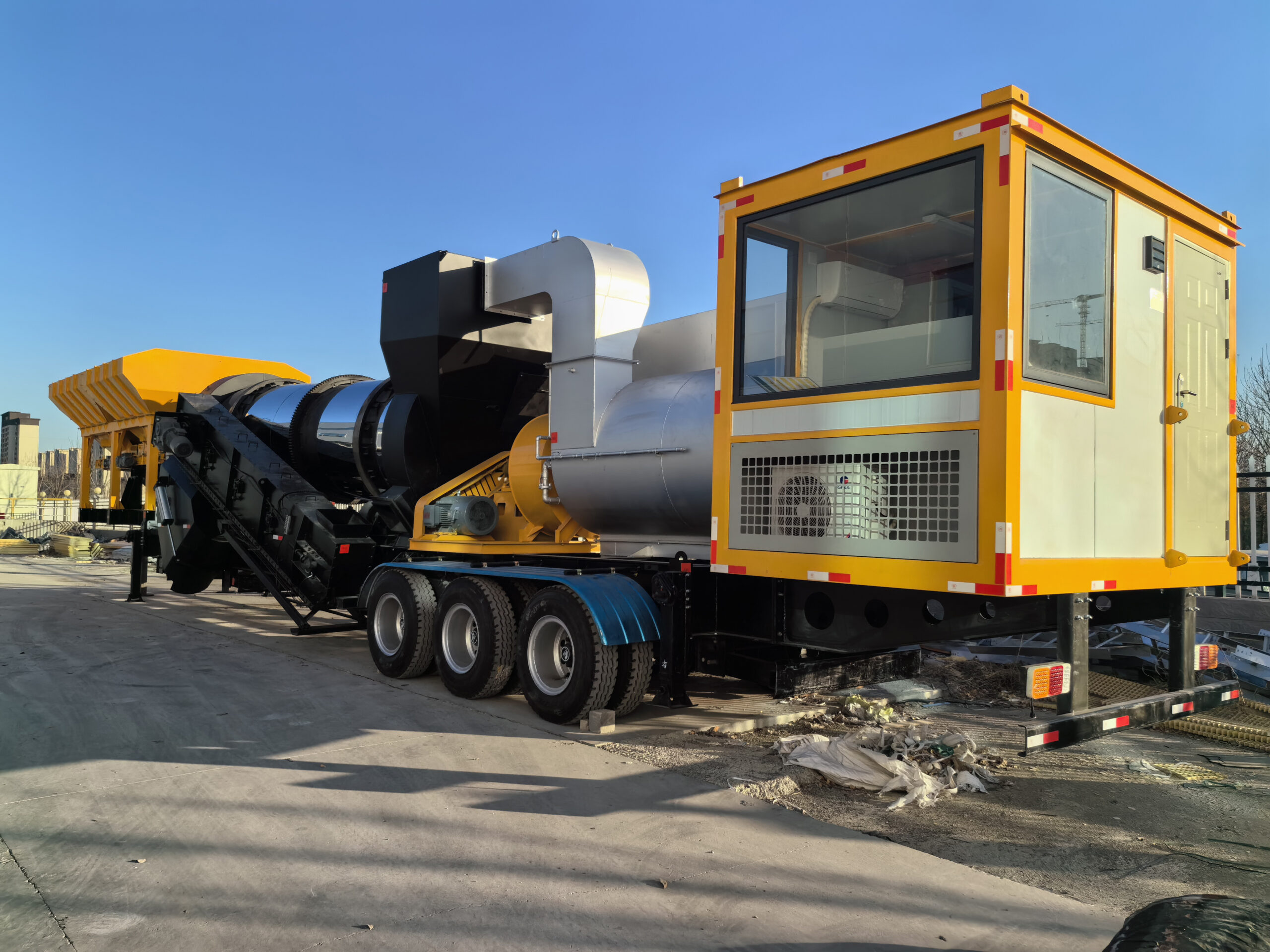 Asphalt mixing plants play a big role in industry