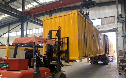 Indonesia's 10t/h bagged bitumen melting equipment is being shipped